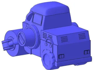 Max Robocar Poli 3D print model