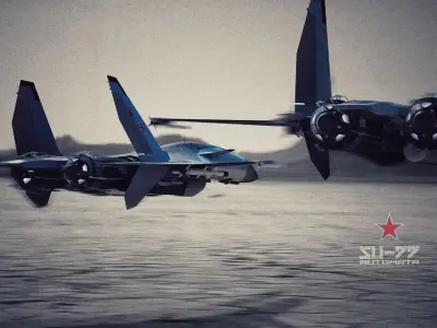 SU-77 AUTOMATA Low-poly 3D model