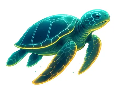 Walking Turtle Animation 3D model
