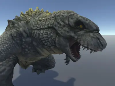 Godzilla Monster 3d Model  3D model