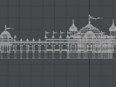 Middle Eastern Clubhouse 3D model