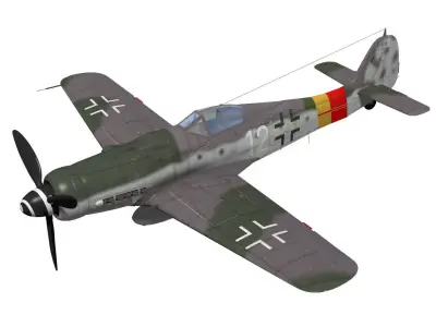 Focke Wulf Fw190 D9 3D model