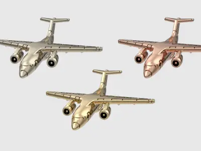 Antonov AN-148 Aircraft Jewelry JDBCo 3D print model