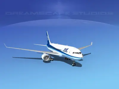 Boeing 787-8 All Nippon Airways 3D model