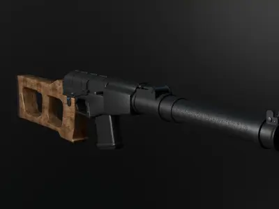 VSS Vintorez basic model 3D model
