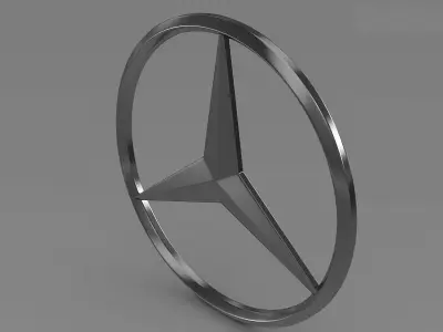 Mercedes Logo 3D model
