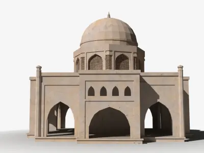 Arab x45 Low-poly 3D model