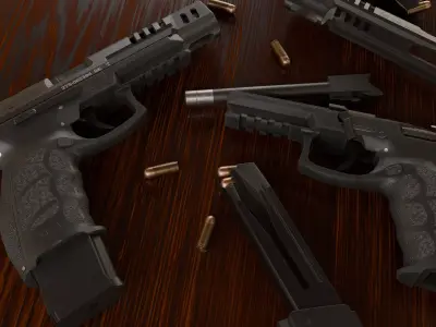 HK VP9 Match  3D model