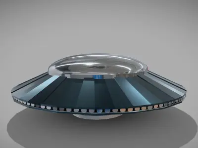 Unidentified Flying Object 3D model purchase