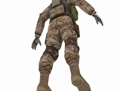 US Army Delta Force 3D model