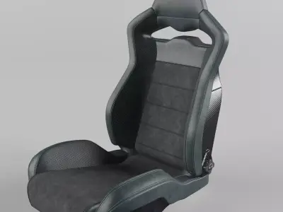 Racing Sport Seat Sparco SPX Black 3D model