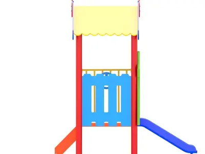 Mini Playground Free low-poly 3D model