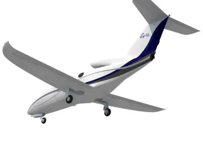 Epic Victory Jet Aircraft 3D model