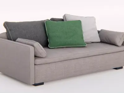 Decent Modular Sofa  Free 3D model