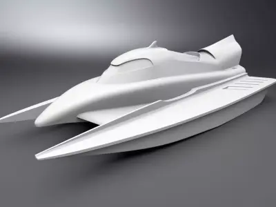 Dragboat Replica Printable 3D print model