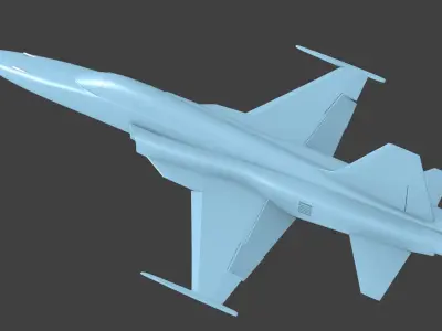 F-5E TigerII topgun mig-28 3D print model