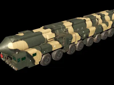 Rs24 Yars SS-29 Topol M SS-27 3D model