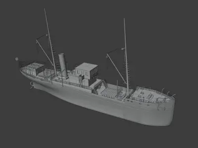 Bandirma Gemisi 3D Ship 3D model