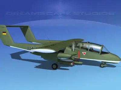 Rockwell OV-10 Bronco Germany 3D model
