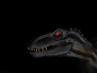 Indoraptor Rigged 2018 3D model