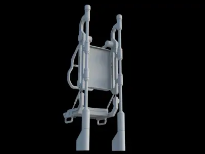 Sci Fi Transport Chair 3D model