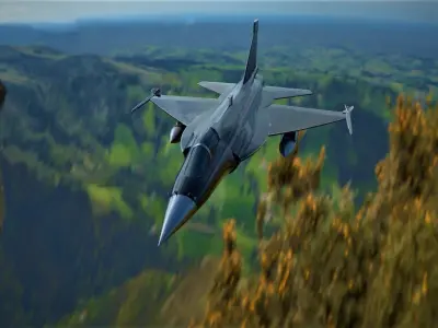 JF 17 Free low-poly 3D model