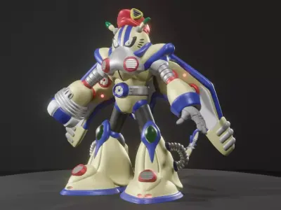 Jet Stingray Low-poly 3D model