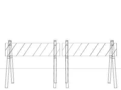 Barricade - Free low-poly 3D model