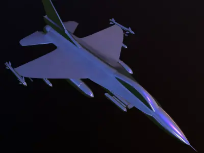 Falcon 16 3d print ready  3D model