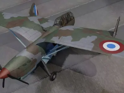 Arsenal Delanne AD-10 C-1 3D model