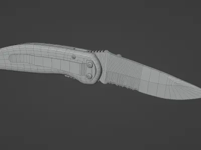 Small Pocket Knife Free 3D model