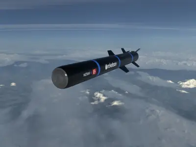 Mizrak-U Anti-Tank Missile Low-poly 3D model