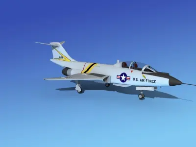 McDonnell F-101B Voodoo V10 3D model