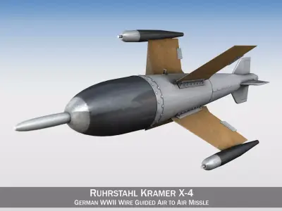 Ruhrstahl Kramer X-4 3D model