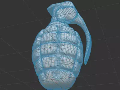 3D military Grenade 3D model