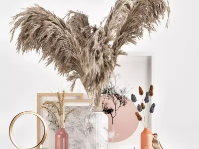 Decorative set-002 3D model