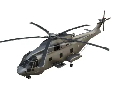 AgustaWestland AW101 Low-poly 3D model