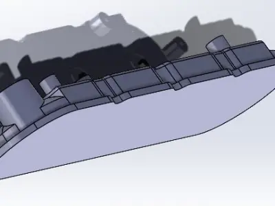 LS Valve Cover Passenger side 3D model