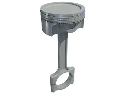 Piston engine 3D model