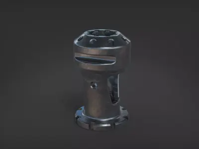 muzzle brake vol10 3D model