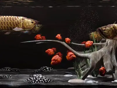 aquarium tank  3D model