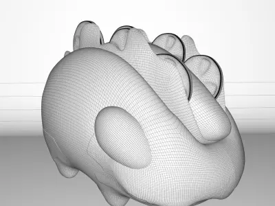 DinoTaco-Taco Ankylosaurus Low-poly 3D model