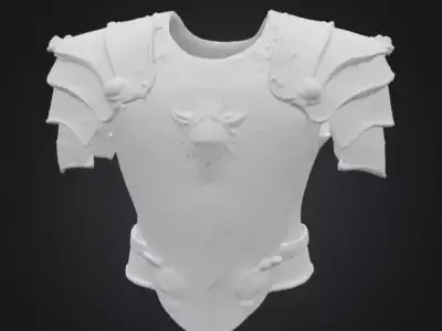 Emerald Valor Free low-poly 3D model