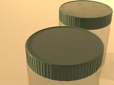 Glass Jar 3D model buy