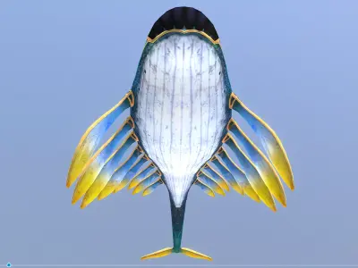 SKY WHALE Sea Whale Multi Action 3D model