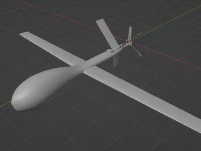 Modern warfare UAV Type-009 Atomic Reaper 3D model