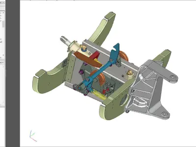 P-51D Mustang Pulley Support Retract Lock Lower Fus Sta 291-300 3D print model