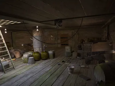 Armory Cabin 3D model