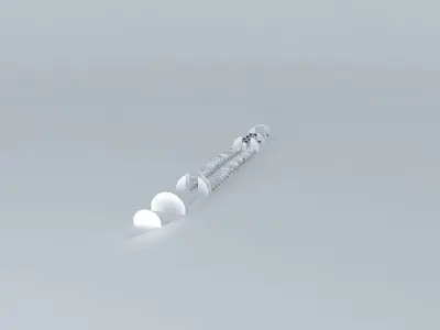 DC8 60 Interior Free 3D model