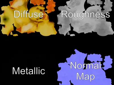 Realistic Baby Chick D Model Pack for Animations and Games Low-poly 3D model